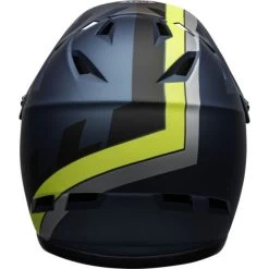 Casque Bell Sanction Bleu/Jaune Fluo -Magasin De Vélos casque bell sanction bleu jaune fluo 5