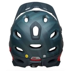Casque Bell Super DH MIPS Bleu/Rouge -Magasin De Vélos casque bell super dh mips bleu cramoisi 2