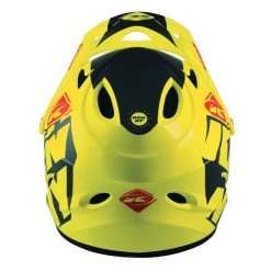 Casque Intégral Kenny Downhill Graphic Jaune Fluo -Magasin De Vélos casque integral kenny downhill graphic jaune fluo 2