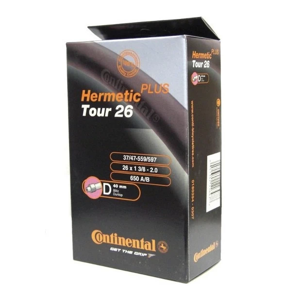 Chambre à Air Continental Hermetic Plus Dunlop 26' (37/54-559-597) 1 Chambre à Air Continental Hermetic Plus Dunlop 26' (37/54-559-597)
