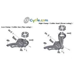 Dérailleur Avant Shimano Deore XT FD-M8000-E - Side Swing -Magasin De Vélos derailleur avant shimano deore xt fd m8000 e side swing 2